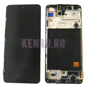 Дисплей для Samsung A515F A51 модуль Черный - OR