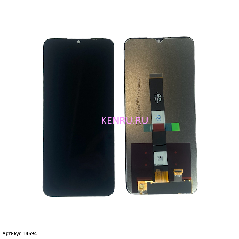 Дисплей для Xiaomi Redmi 9A Redmi 9C Redmi 10A M2006C3LG M2006C3MG M2006C3MNG 220233L2G в сборе с тачскрином Черный - OR