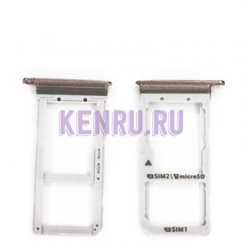 Контейнер SIM для Samsung G935F S7 Edge Золото