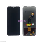Дисплей для Tecno Spark 8C KG5k в сборе с тачскрином Черный - OR