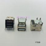 Разъем 2 USB порта 2.0 на плату 8 Pin 13.6mm USB-2A-01