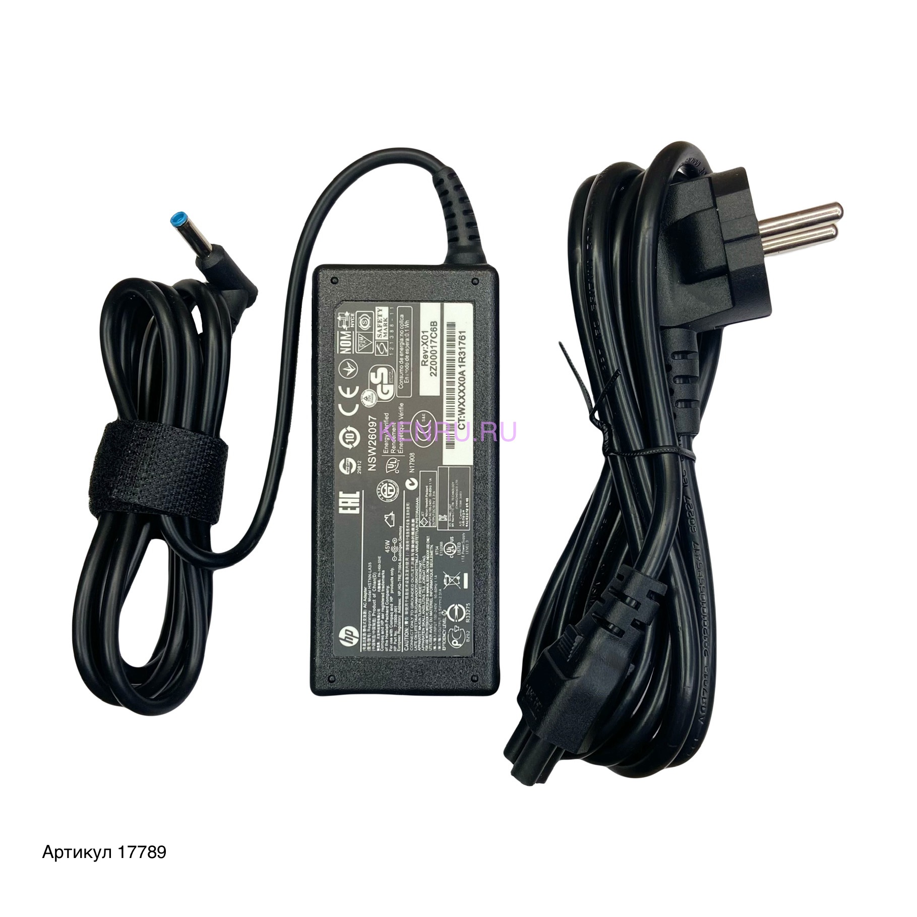 Блок питания для ноутбука HP HSTNN-LA35 19.5V 2.31A 45W 4.5x3.0мм с иглой