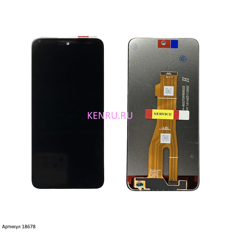 Дисплей для Huawei Honor X7c ALT-LX1 в сборе с тачскрином Черный - OR
