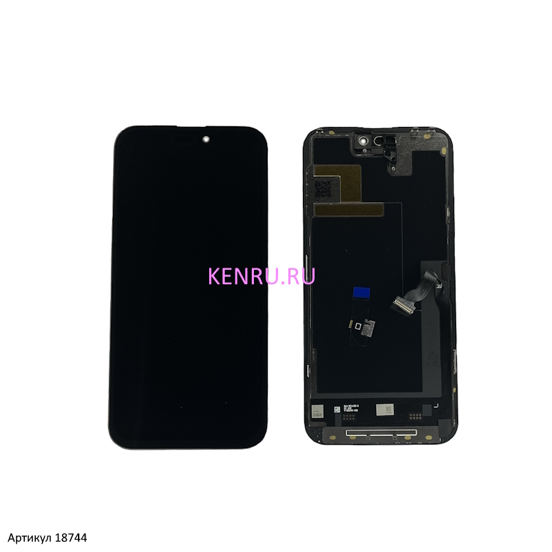 Дисплей для iPhone 14 Pro Max A2895 в сборе с тачскрином Черный JK In-Cell площадка под IC