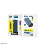 Внешний Аккумулятор Power Bank PZX V87 30000 mAh 22,5W QC3.0 PD USB MicroUSB Type-C LED индикатор Черный
