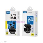 Беспроводные наушники Bluetooth PZX L65 TWS вакуумные ANC Super Bass Черный