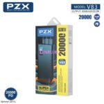 Внешний Аккумулятор Power Bank PZX V83 20000 mAh 22,5W QC3.0 PD USB MicroUSB Type-C LED индикатор Черный